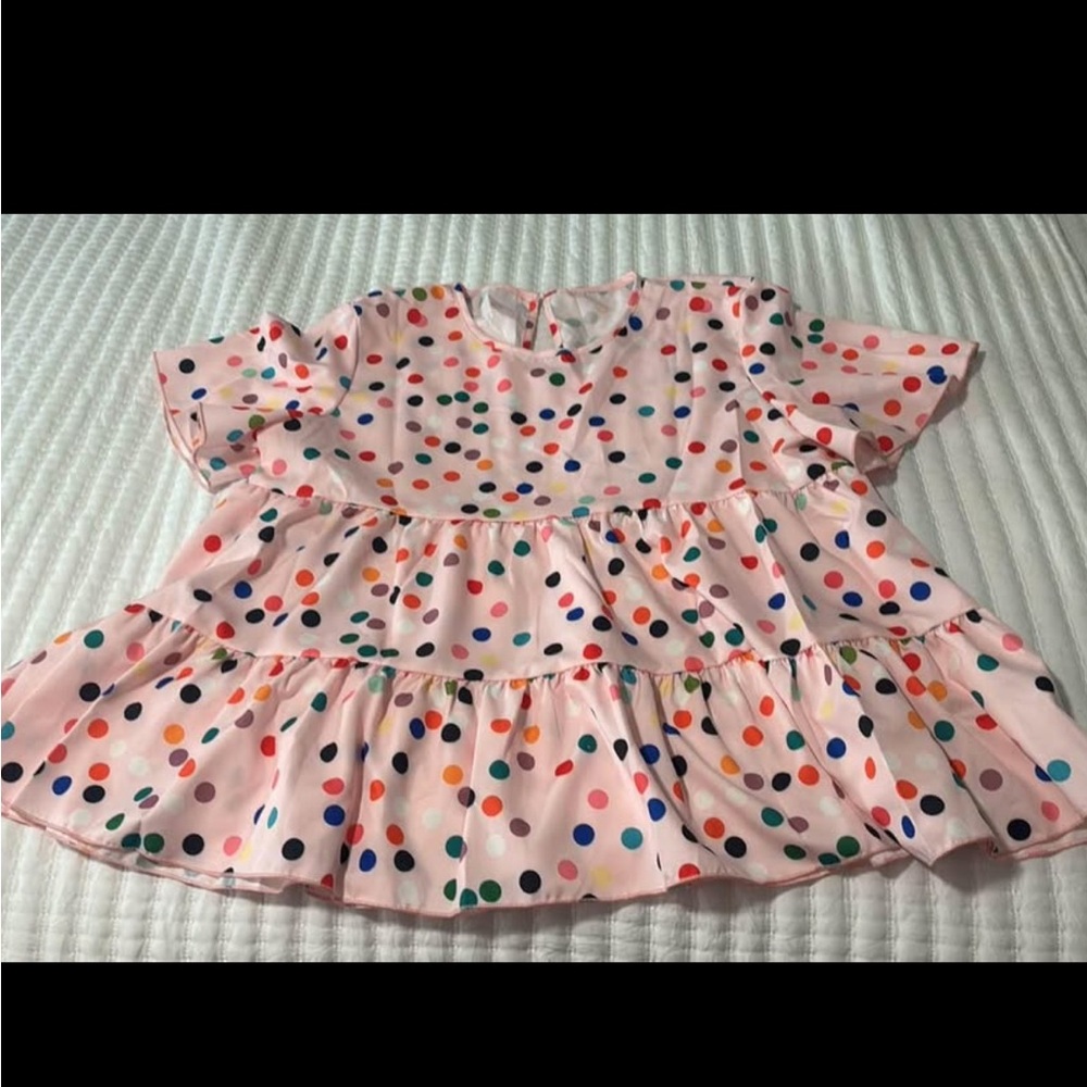 Colorful Polka Dot Women’s Top